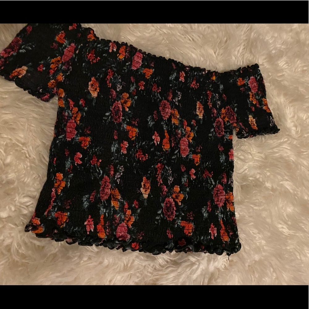 black floral